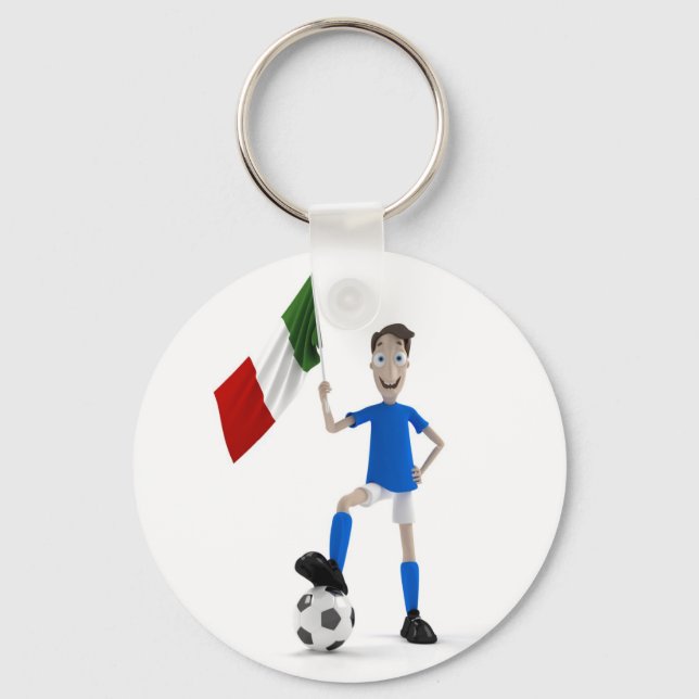 Llavero Fútbol en Italia (Anverso)