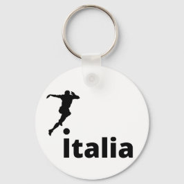 Llavero Fútbol en Italia, personalizable