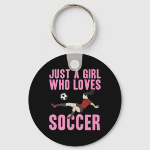 Llavero Fútbol genial para mujeres adolescentes amantes de