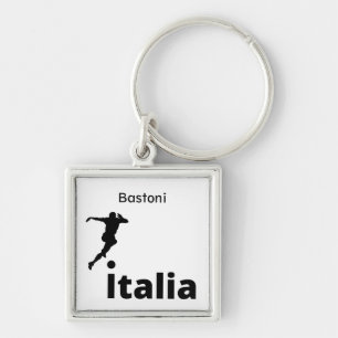 Llavero Fútbol Italia, personalizable