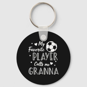 Llavero Fútbol Mi jugador favorito me llama Granna 