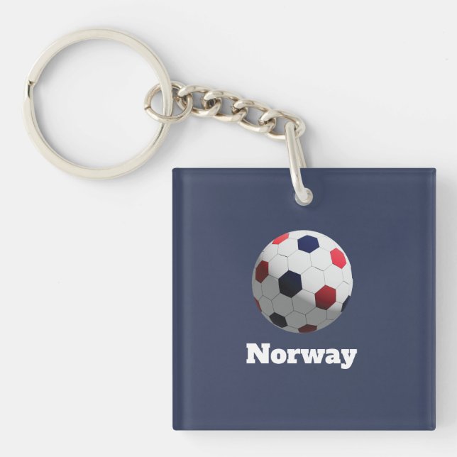 Llavero fútbol Noruega (Frente)