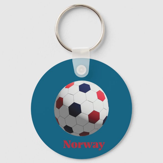 Llavero fútbol Noruega (Anverso)
