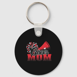 Llavero Fútbol Salud Mamá Roja Negro Pom Leopard 1