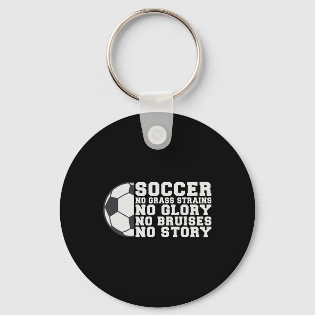 Llavero Fútbol Sin Dolor Sin Gloria Sin Moretones Sin Hist (Anverso)