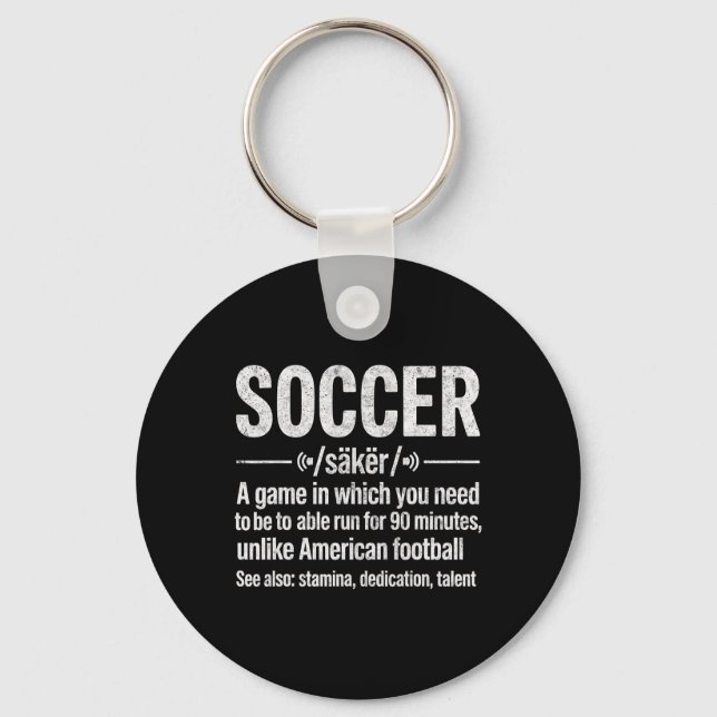 Llavero Fútbol Un Juego En El Que Necesitas Poder Correr  (Anverso)