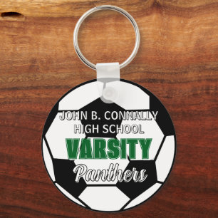 Llavero Fútbol Varsity Soccer Personalizado Escuela Secund