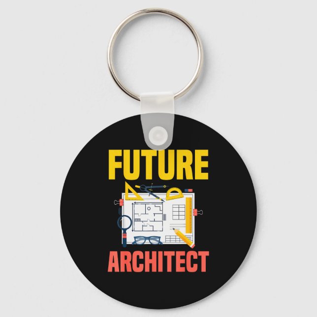 Llavero Future Architect Funny Architecture Architect  (Anverso)