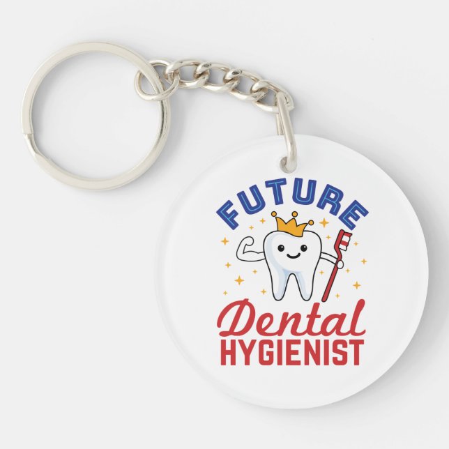 Llavero Future Dental Hygienist RDH (Frente)