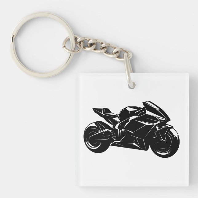 Llavero Futuristic Sport Motorcycle Design (Frente)