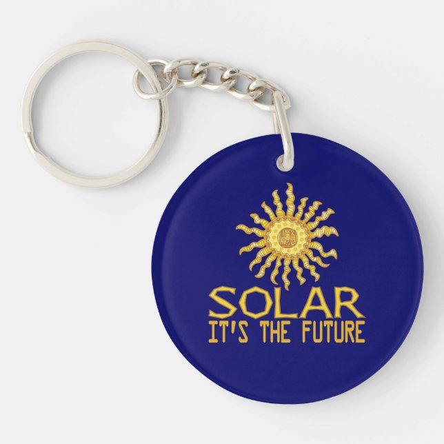 Llavero Futuro de energía solar (Frente)