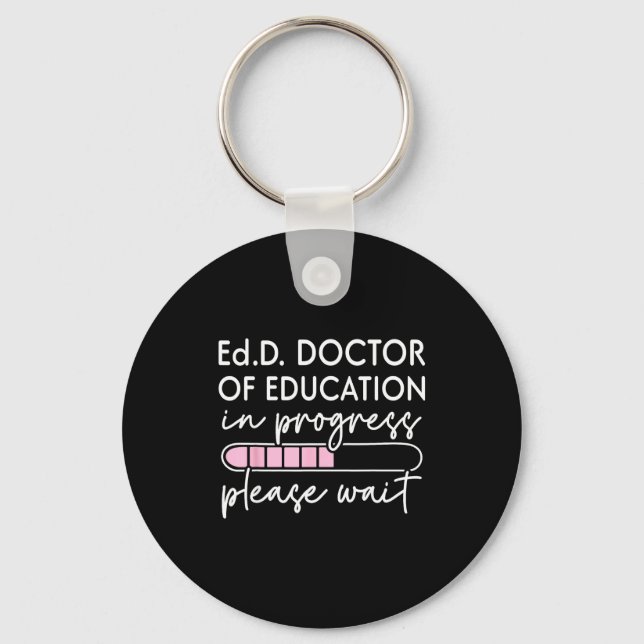 Llavero Futuro doctor en educación en progreso edd (Anverso)