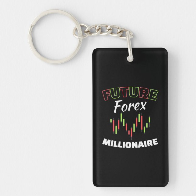 Llavero Futuro inversor Forex Millionaire (Frente)