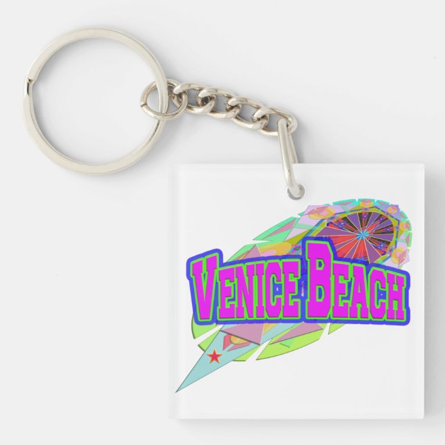 Llavero Futuro Keychain de "Venice Beach" (Frente)