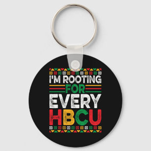 Llavero Futuro Mes de la Historia Negra de HBCU Estoy Apoy