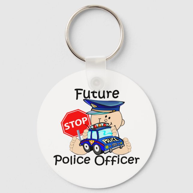 Llavero Futuro Oficial de Policía (Anverso)
