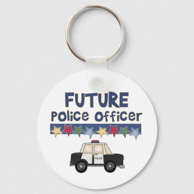 Llavero Futuro Oficial de Policía (Anverso)