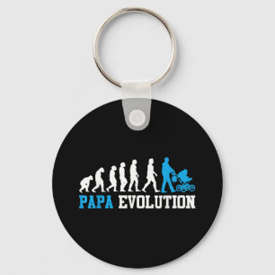 Llavero Futuro Padre Papa Evolución Divertida Paternidad