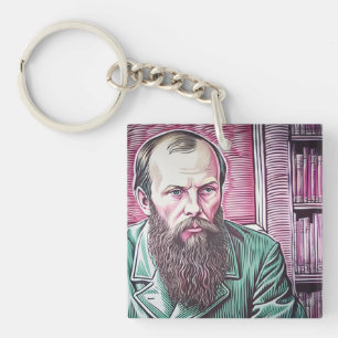 Llavero Fyodor Dostoyevsky cita existencial