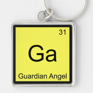 Llavero Ga - Guardian Angel Funny Chemistry Element Symbol