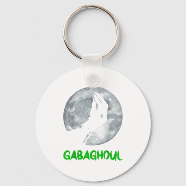 Llavero Gabaghoul Funny Hand Moon Bigfoot Santa Christmas  (Anverso)