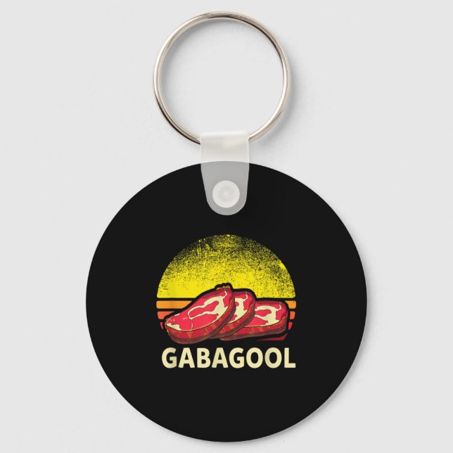 Llavero Gabagool Cacola Meat Lover New Jersey Italian Gift (Anverso)