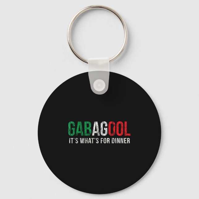 Llavero Gabagool Cacola Meat Lover New Jersey Italian Gift (Anverso)