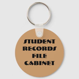 Llavero Gabinete de archivos de registros de estudiantes
