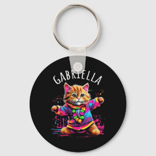 Llavero Gabriella Dancing Kitty Cat Design Para Chicas Nom