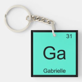 Llavero Gabrielle Nombre Elemento Químico Tabla Periódica