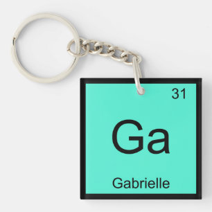 Llavero Gabrielle Nombre Elemento Químico Tabla Periódica