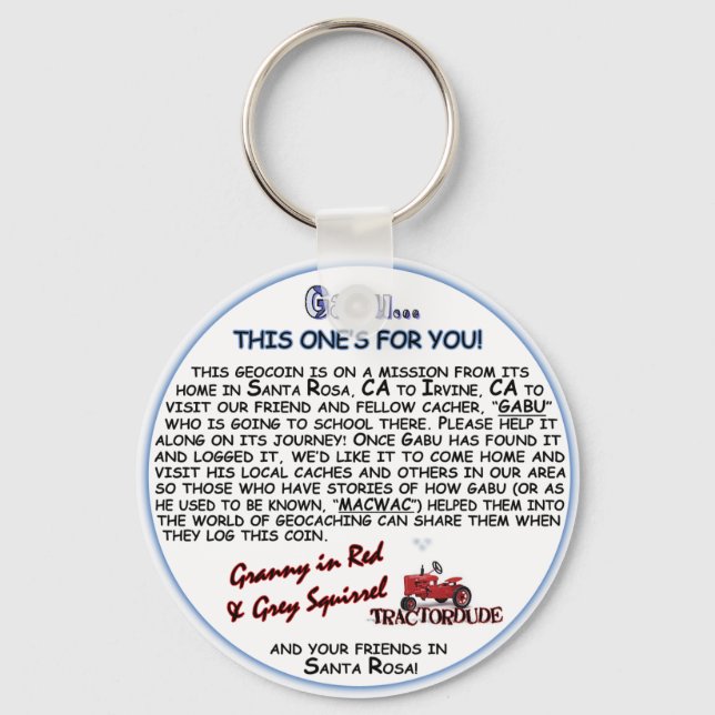 Llavero GabuKeychain (Anverso)