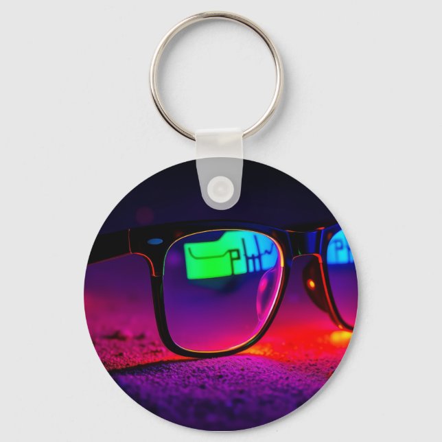 Llavero Gafas Coloridas (Anverso)