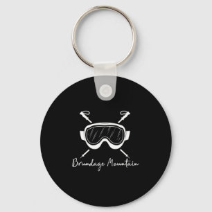 Llavero Gafas de esquí montaña Brundage idaho esquiador es