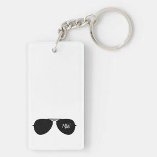 Llavero Gafas de sol Aviador Nombre Pilot Shades Vuela Gen