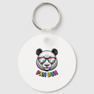 Llavero Gafas de sol de Panda Divertidas Camiseta de Graba