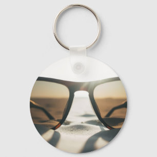 Llavero Gafas de sol en la arena