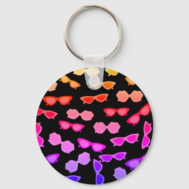 Llavero Gafas de sol hippie (Anverso)
