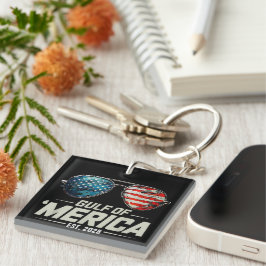 Llavero Gafas De Sol Retro 2025 Del Golfo De Estados Unido