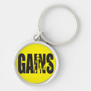 Llavero GAINS - "Construcción de cuerpos" Motivación