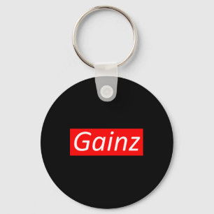 Llavero Gainz Bodybuilding Sport Fitness Gift Hombres Muje