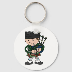 Llavero Gaitas de bagpiper de Escocia