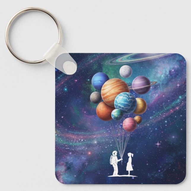 Llavero Galaxia (Anverso)