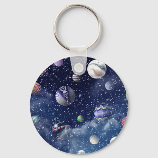 Llavero Galaxia azul