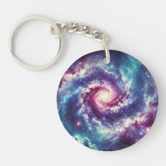 Llavero Galaxia cósmica Nebula Art Keychain