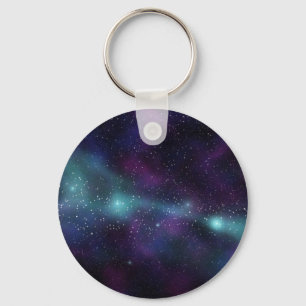 Llavero Galaxia espacial colorida