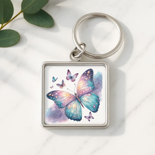 Llavero Galaxy Butterfly with Pastel Celestial Wings  (Subido por el creador)