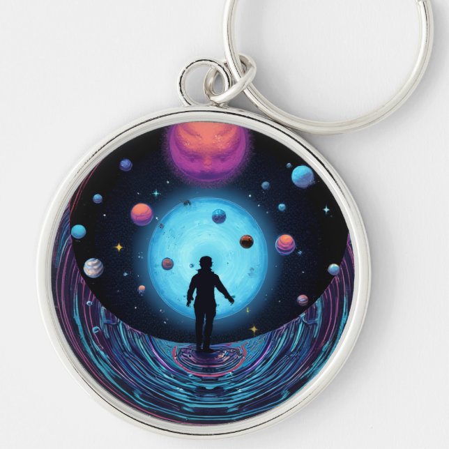 Llavero Galaxy space keychain for Galaxy lovers (Frente)
