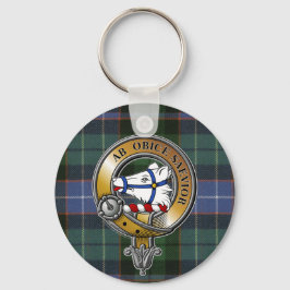 Llavero Galbraith Tartan & Badge