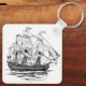 Llavero Galeón de Piratas Vintage, boceto de un barco con  (Back)